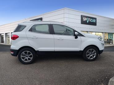 SPOTICAR Ford Ecosport 1.0 Ecoboost 125 Titanium // Gps + Radar De Recul Occasion - Suv-4x4 Essence Blanc Glacier - Limoges - 1203894639_4