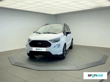 SPOTICAR Ford Ecosport 1.0 Ecoboost 125ch S&s Bvm6 St-line Occasion - Suv-4x4 Essence Blanc - Tarbes - 1203975428_1