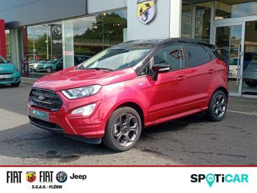 SPOTICAR Ford Ecosport 1.0 Ecoboost 125ch St-line 6cv Occasion - Suv-4x4 Essence Premium Rouge Fantastic - Plerin - 1204082304_1