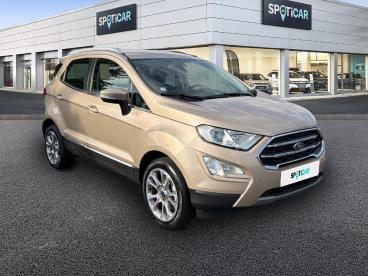 SPOTICAR Ford Ecosport 1.0 Ecoboost 125ch S&s Bvm6 Titanium Business Occasion - Suv-4x4 Essence Beige - Castres - 1204171270_3