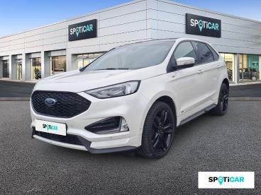 SPOTICAR Ford Edge 2.0 Ecoblue 238ch St-line I-awd Bva8/toit Ouvrant/ Occasion - Suv-4x4 Diesel Premium Blanc Platinum - Chambray Les Tours - 1203949899_1