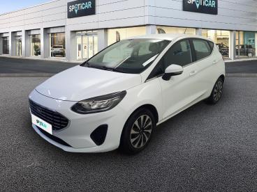 SPOTICAR Ford Fiesta 1.0 Flexifuel 95ch Titanium Business 5p Occasion - Citadine Gpl Blanc Glacier - Brest - 1203572765_1