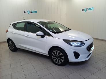 SPOTICAR Ford Fiesta 1.0 Flexifuel 95ch Titanium Business 5p Occasion - Citadine Gpl Blanc Glacier - Brest - 1203572765_3