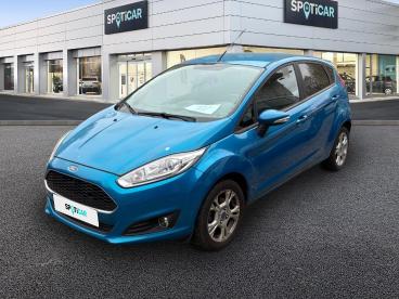 SPOTICAR Ford Fiesta 1.0 Ecoboost 100ch Stop&start Edition 5p Occasion - Citadine Essence Bleu Abysse - Elbeuf - 1203685937_1