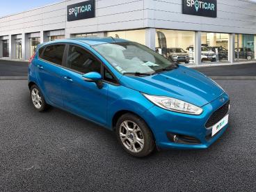 SPOTICAR Ford Fiesta 1.0 Ecoboost 100ch Stop&start Edition 5p Occasion - Citadine Essence Bleu Abysse - Elbeuf - 1203685937_3