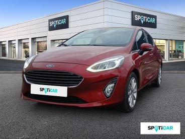 SPOTICAR Ford Fiesta 1.0 Ecoboost 100 Ch S&s Bvm6 Titanium Occasion - Citadine Essence Rouge - Noidans Les Vesoul - 1203772694_1