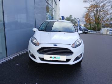 SPOTICAR Ford Fiesta 1.25 60ch Edition 5p Occasion - Citadine Essence Blanc Glacier - Morlaix Cedex - 1203778391_4