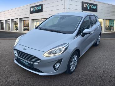 SPOTICAR Ford Fiesta 1.1 75 Ch Bvm5 Titanium Occasion - Citadine Essence Gris - Besancon - 1203793785_1