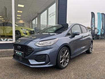 SPOTICAR Ford Fiesta 1.0 Flexifuel 95ch St-line Occasion - Citadine Essence Bleu - Montbrison - 1203825834_1