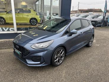 SPOTICAR Ford Fiesta 1.0 Flexifuel 95ch St-line Occasion - Citadine Essence Bleu - Montbrison - 1203825834_4