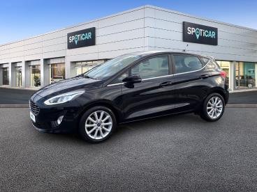 SPOTICAR Ford Fiesta 1.0 Ecoboost 95ch Titanium X 5p Occasion - Citadine Essence Noir Agate - Reims - 1203834526_1