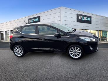 SPOTICAR Ford Fiesta 1.0 Ecoboost 95ch Titanium X 5p Occasion - Citadine Essence Noir Agate - Reims - 1203834526_4