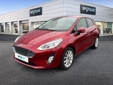 SPOTICAR Ford Fiesta 1.0 Ecoboost 100 Ch S&s Bvm6 Titanium Occasion - Citadine Essence Rouge - Evreux - 1203895032_1