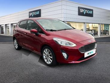 SPOTICAR Ford Fiesta 1.0 Ecoboost 100 Ch S&s Bvm6 Titanium Occasion - Citadine Essence Rouge - Evreux - 1203895032_3