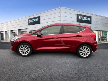 SPOTICAR Ford Fiesta 1.0 Ecoboost 100 Ch S&s Bvm6 Titanium Occasion - Citadine Essence Rouge - Evreux - 1203895032_4