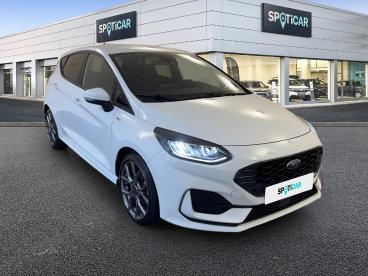 SPOTICAR Ford Fiesta 1.0 Flexifuel 95ch St-line X 5p Occasion - Citadine Gpl Blanc Glacier - Dechy - 1203898435_1