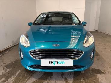 SPOTICAR Ford Fiesta 1.0 Ecoboost 100ch Stop&start Trend 5p Occasion - Citadine Essence Bleu Impact - Bollene - 1203946099_2