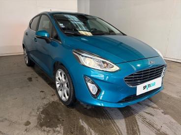 SPOTICAR Ford Fiesta 1.0 Ecoboost 100ch Stop&start Trend 5p Occasion - Citadine Essence Bleu Impact - Bollene - 1203946099_3