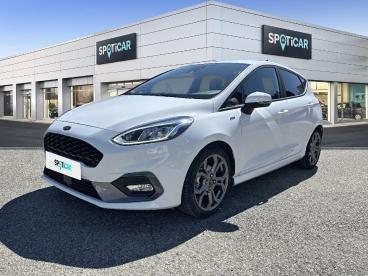SPOTICAR Ford Fiesta 1.0 Ecoboost 125ch Mhev St-line 5p Occasion - Citadine Hybride Blanc Glacier - La Tour D Aigues - 1203949830_1