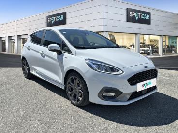 SPOTICAR Ford Fiesta 1.0 Ecoboost 125ch Mhev St-line 5p Occasion - Citadine Hybride Blanc Glacier - La Tour D Aigues - 1203949830_3