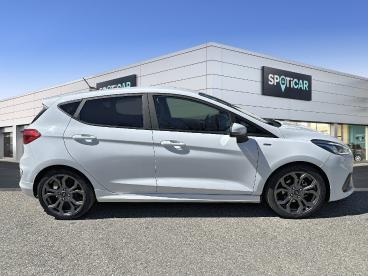 SPOTICAR Ford Fiesta 1.0 Ecoboost 125ch Mhev St-line 5p Occasion - Citadine Hybride Blanc Glacier - La Tour D Aigues - 1203949830_4