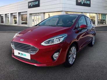 SPOTICAR Ford Fiesta 1.0 Ecoboost 100ch S/s Titanium Occasion - Citadine Essence Rouge - Hyeres - 1203982751_1