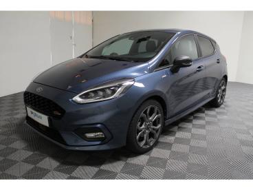 SPOTICAR Ford Fiesta 1.0 Ecoboost 100 Ch S&s Bvm6 St-line Occasion - Citadine Essence Bleu - Migne Auxances - 1203984832_1
