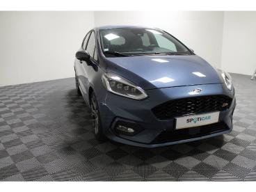 SPOTICAR Ford Fiesta 1.0 Ecoboost 100 Ch S&s Bvm6 St-line Occasion - Citadine Essence Bleu - Migne Auxances - 1203984832_3
