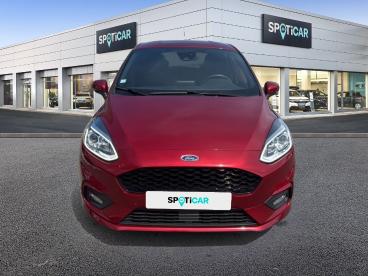 SPOTICAR Ford Fiesta 1.0 Ecoboost 95ch St-line (type 09-20)  5 Portes Occasion - Citadine Essence Rouge - Chateaubriant - 1204000189_2