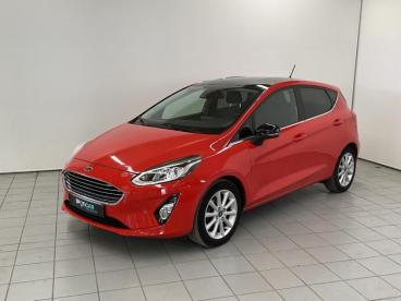SPOTICAR Ford Fiesta 1.0 Ecoboost 100ch Stop&start Titanium 5p Occasion - Citadine Essence Rouge Racing - Illzach - 1204003773_1