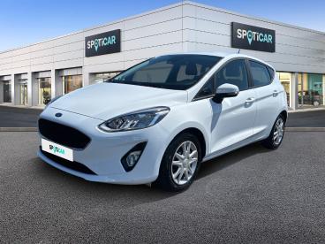 SPOTICAR Ford Fiesta 1.0 Ecoboost 125ch Mhev Cool & Connect 5p Occasion - Citadine Hybride Blanc Glacier - Reims - 1204005415_1