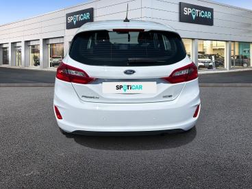 SPOTICAR Ford Fiesta 1.0 Ecoboost 125ch Mhev Cool & Connect 5p Occasion - Citadine Hybride Blanc Glacier - Reims - 1204005415_5
