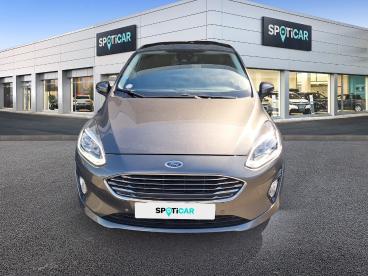 SPOTICAR Ford Fiesta 1.0 Ecoboost 100 Ch S&s Bvm6 Titanium Occasion - Citadine Essence Gris Fonce - Varennes Les Macon - 1204060404_2