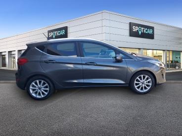 SPOTICAR Ford Fiesta 1.0 Ecoboost 100 Ch S&s Bvm6 Titanium Occasion - Citadine Essence Gris Fonce - Varennes Les Macon - 1204060404_4