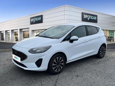 SPOTICAR Ford Fiesta 1.0 Flexifuel 95 Ch S&s Bvm6 Titanium Business Occasion - Citadine Essence Blanc  - Saint Leonard - 1204159479_1