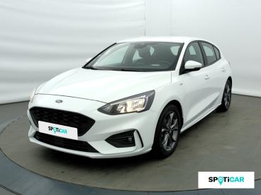 SPOTICAR Ford Focus 1.0 Ecoboost 125ch St-line Business Occasion - Berline Essence Blanc Glacier - Eybens - 1203553505_1