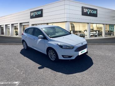 SPOTICAR Ford Focus 1.0 Ecoboost 125ch Stop&start Titanium Occasion - Berline Essence Blanc Glacier - Saint Doulchard - 1203609506_3
