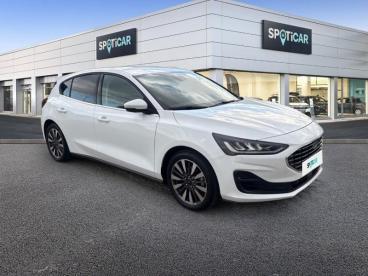 SPOTICAR Ford Focus 1.0 Flexifuel Mhev 125ch Titanium Style Occasion - Berline Hybride Blanc Glacier - Nimes Cedex 9 - 1203705631_3
