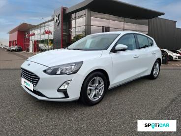 SPOTICAR Ford Focus 1.0 Ecoboost 100ch  Trend Business / Gps + Radar A Occasion - Berline Essence Blanc Glacier - Montauban - 1203755017_1