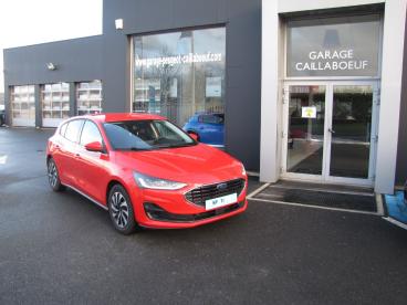 SPOTICAR Ford Focus 1.0 Flexifuel 125 Titanium X Bus Pshift Occasion - Berline Hybride Rouge - Bain De Bretagne - 1203806188_1