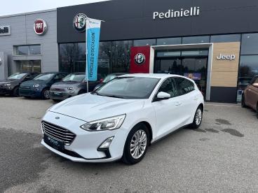 SPOTICAR Ford Focus 1.0 Ecoboost 125 S&s Titanium Occasion - Berline Essence Blanc - Gap - 1203877668_1