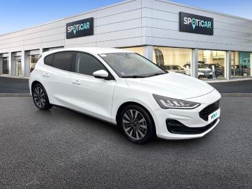 SPOTICAR Ford Focus 1.0 Flexifuel Mhev 125ch Titanium Style Occasion - Berline Hybride Blanc Glacier - Reims - 1203900646_3
