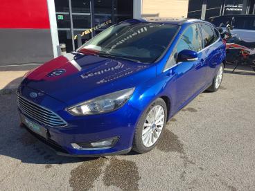SPOTICAR Ford Focus 1.0 Ecoboost 125 S&s Titanium Occasion - Berline Essence Bleu - Manosque - 1203998946_2