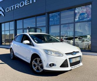 SPOTICAR Ford Focus 5p 1.0 Scti 125 S&s Ecoboost Titanium Occasion - Berline Essence Blanc - La Cote-st-andre - 1204102517_1