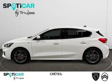 SPOTICAR Ford Focus 1.0 Ecoboost 125 S&s Bva8 St Line Occasion - Berline Essence Blanc - Creteil - 1204183643_2