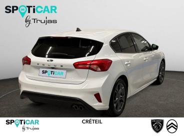 SPOTICAR Ford Focus 1.0 Ecoboost 125 S&s Bva8 St Line Occasion - Berline Essence Blanc - Creteil - 1204183643_5