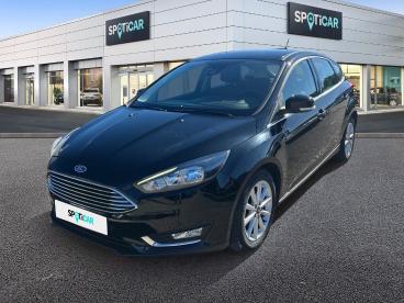 SPOTICAR Ford Focus 1.0 Ecoboost 125ch Stop&start Titanium Occasion - Berline Essence Noir - Bourgoin Jallieu - 1204215655_1