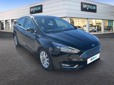 SPOTICAR Ford Focus 1.0 Ecoboost 125ch Stop&start Titanium Occasion - Berline Essence Noir - Bourgoin Jallieu - 1204215655_3