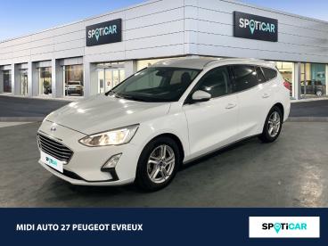 SPOTICAR Ford Focus Sw 1.0 Ecoboost 100ch Trend Business Occasion - Break Essence Blanc Glacier - Normanville - 1203463927_1