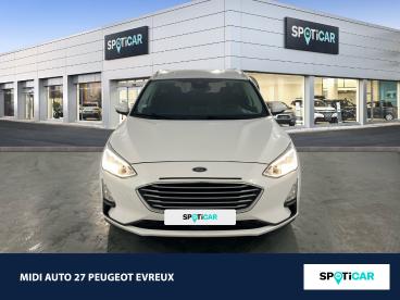 SPOTICAR Ford Focus Sw 1.0 Ecoboost 100ch Trend Business Occasion - Break Essence Blanc Glacier - Normanville - 1203463927_2